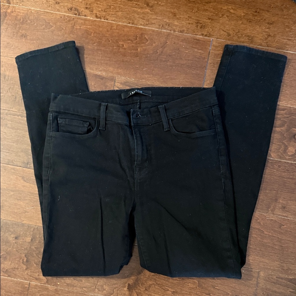 J brand black skinny jeans 27 GUC